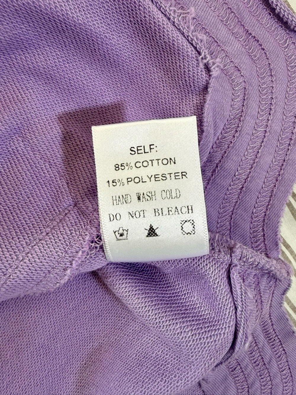 Ces Femme Lavender Zip-Up Hoodie Vest Size M - Picture 11 of 11